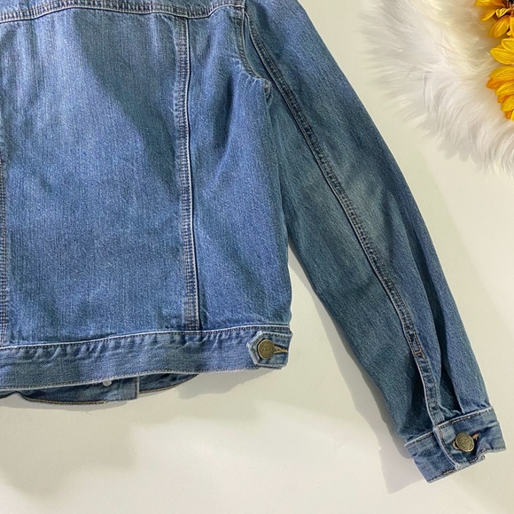 Ann Taylor Loft Made & Loved Denim Blue Jean Jacket XS - Picture 7 of 8